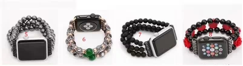 Dây đồng hồ thời trang Apple Watch 38mm (hột xoàn, đính đá)